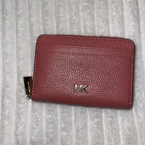 Michael Kors Rose Leather Card Holder